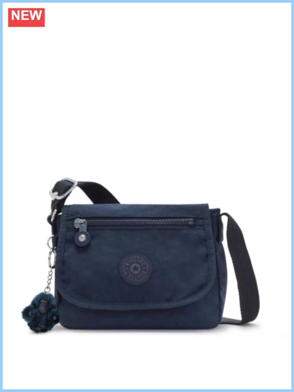 Kipling Sabian Mini Crossbody Bag Water Resistant Nylon Adjustable Strap